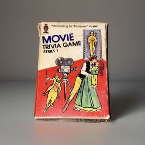 Vintage 1984 Series 1 Pocket Movie Trivia Game According To Professor Hoyle